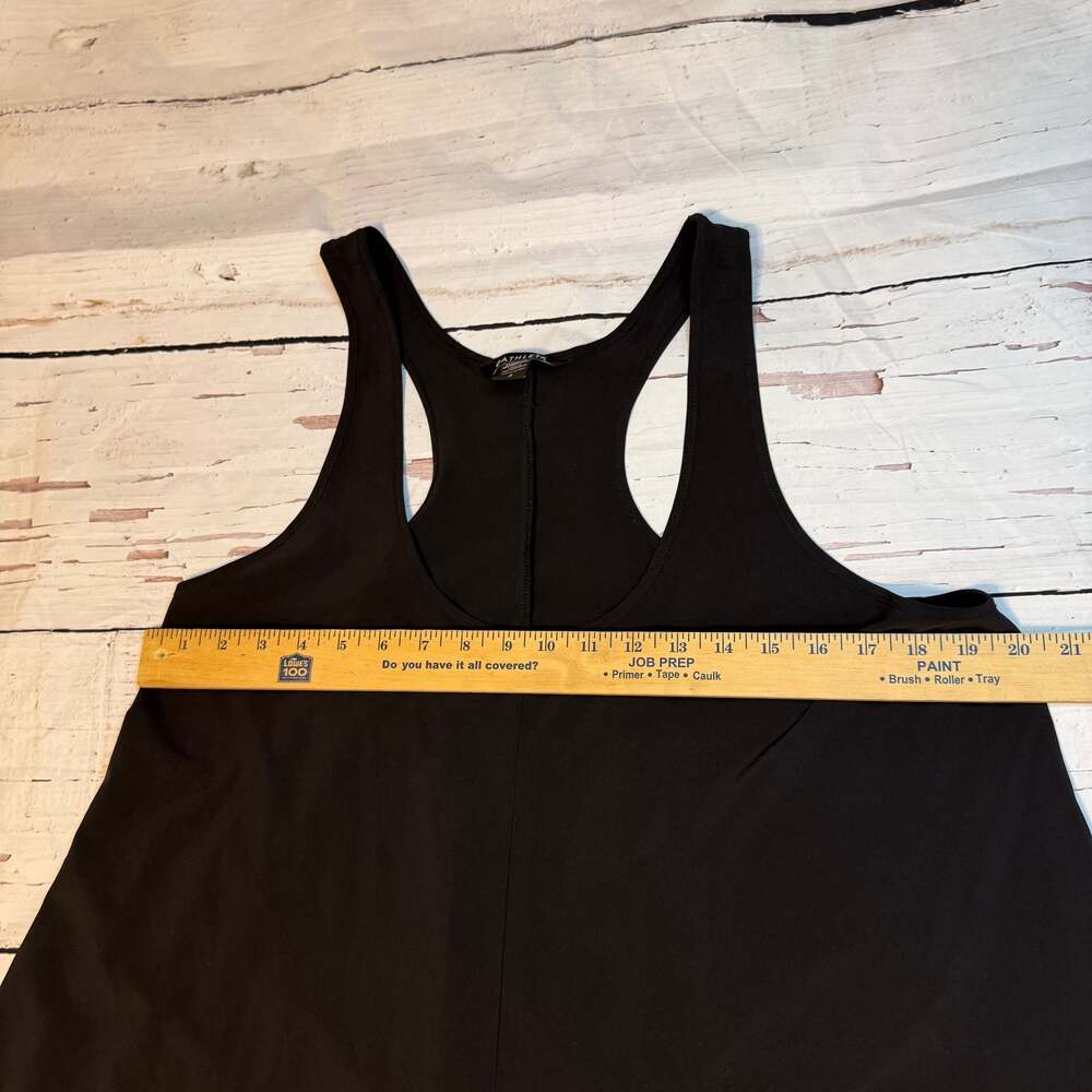 Athleta Presidio Dress Black High Low Racerback Maxi Dress - Picture 4 of 7